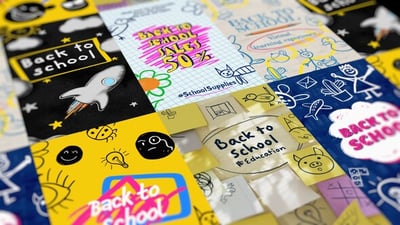 Back2School Doodles Vertical Creativity