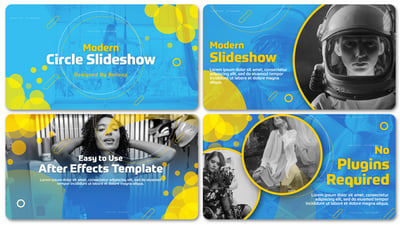 Modern Circle Slideshow