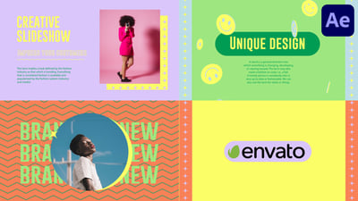 Abstract Modern Slideshow for After Effects