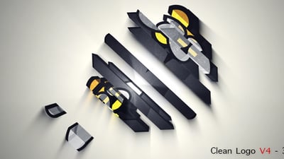 Clean Logo V4 - 3D