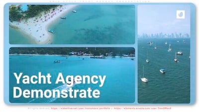 Grid Style Yacht Agency Presentation