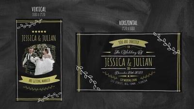 Vintage Wedding Invitation