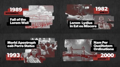 Historical Slideshow Video Template