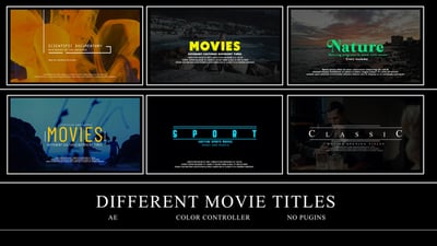 Different Movies Titles