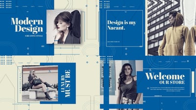 Stylish Square Intro