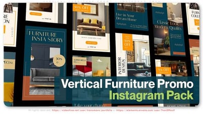 Vertical Furniture Promo - Instagram Pack