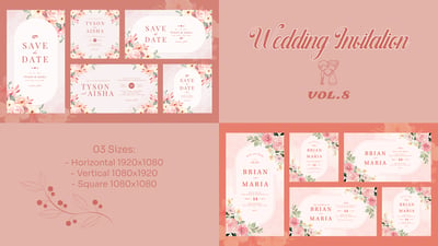 Wedding Invitation Vol.8