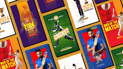Cricket Sports Dynamic Instagram Stories