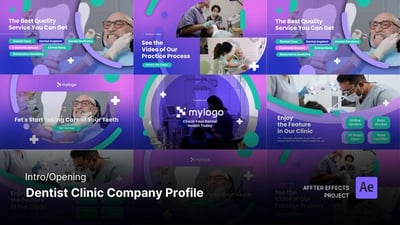 Intro/Opening Video - Dentist Clinic Company Profile After Effects Template