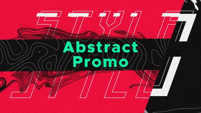 Abstract Typography Promo