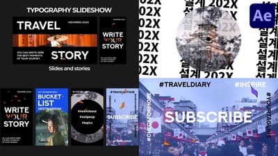 Typography Slideshow for After Effects