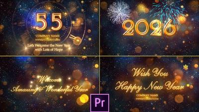 New Year Countdown 2025 - Premiere Pro