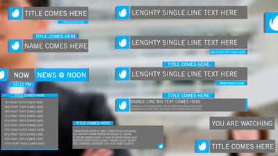 Simple Lower Thirds Pack