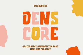 Denscore Decorative Handwritten Font