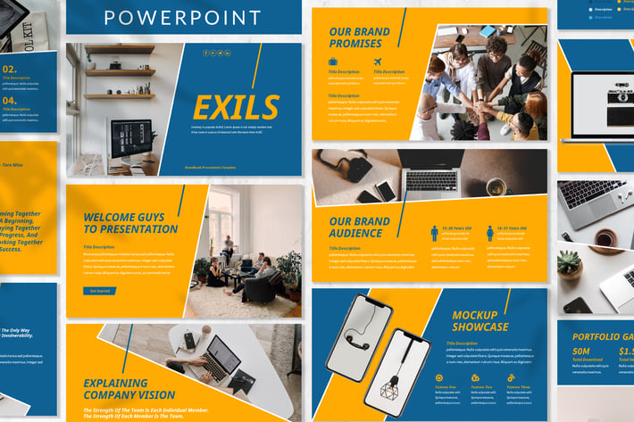 Exils - Business Powerpoint Template