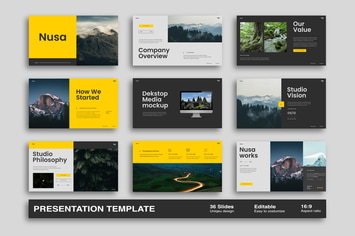 Nusa - Denver Powerpoint template