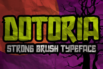 AN Dotoria - Comical handmade Font