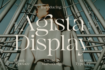 Agista Display - A Classic Serif Font