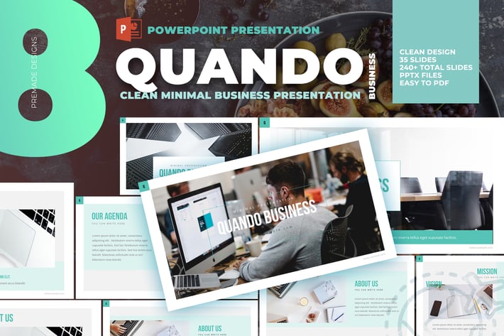 Quando - Clean and Minimal Presentation Template