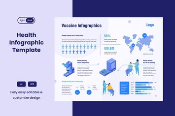 Healthcare Infographic Template: Vaccine