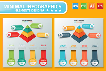 Pyramid Infographics design