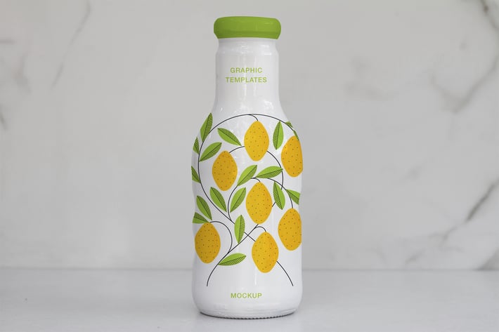 Tea Bottle Mock Up