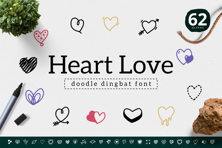 Heart Love Dingbat