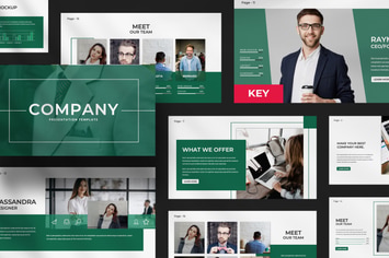Company Business Keynote Presentation Template