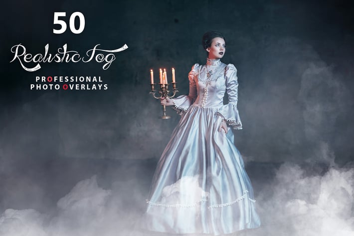 50 Realistic Fog Photo Overlays
