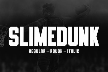 Slimedunk - A Powerful Sans Serif