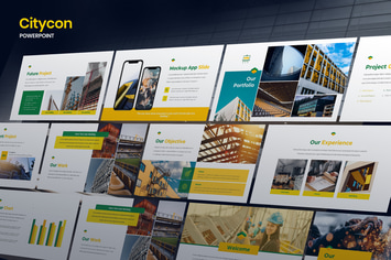 Citycon - Building & Construction Powerpoint 
