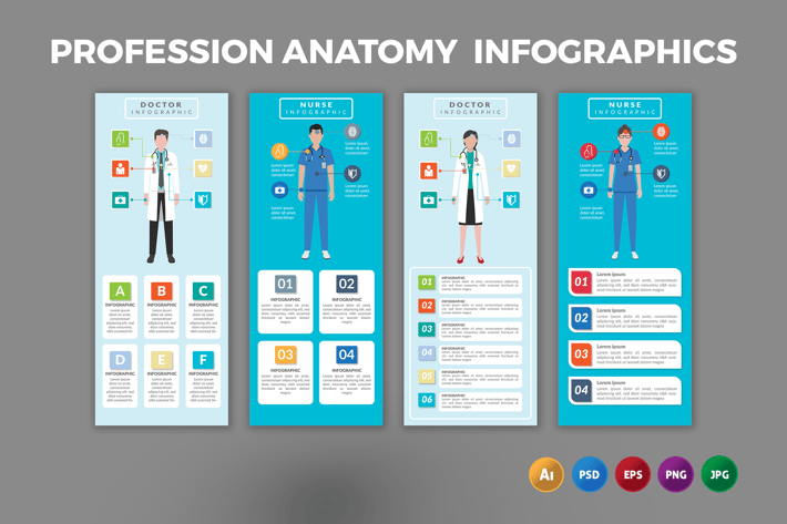 Profession Anatomy – Infographics Design