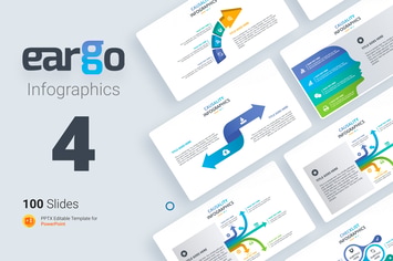 Eargo 4 Infographic powerpoint template 