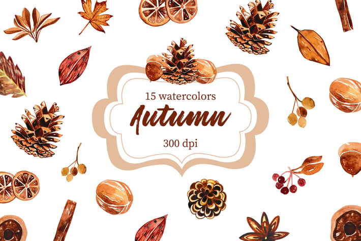 Autumn Watercolor V.1