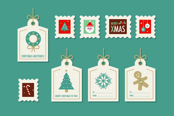 Christmas Stamps & Tags