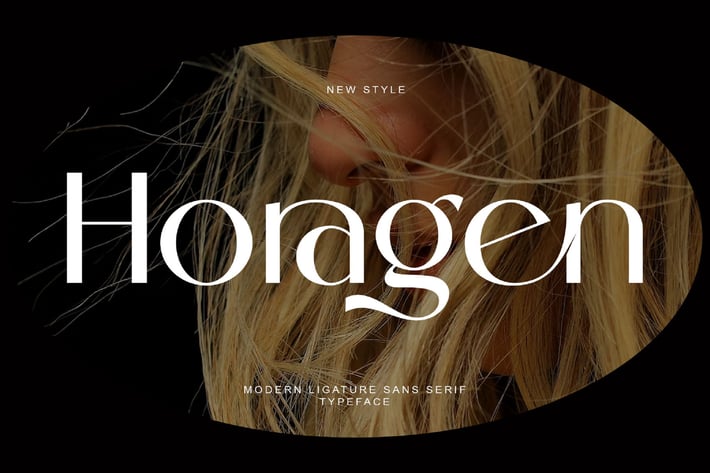 Horagen Modern Ligature Sans Serif