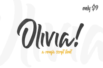 Olivia Rough Font