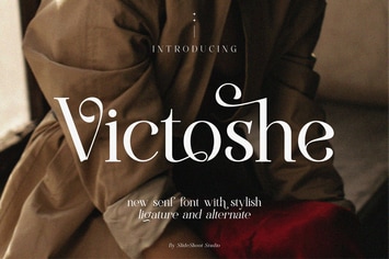 Victoshe || Ligature Serif Font