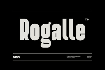 Rogalle - Condensed Sans Serif Display Font