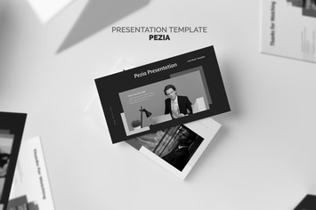 Pezia : Monochrome Style Powerpoint Template