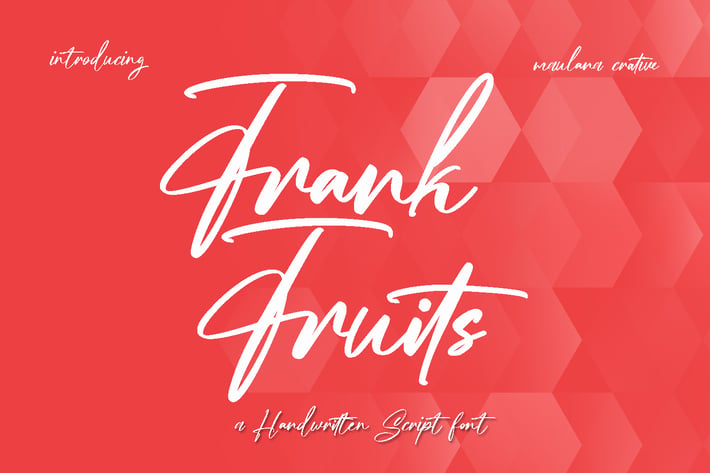 Frankfruits Handwritten Script Font