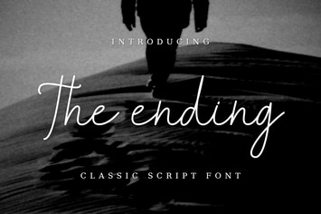 The Ending - Script Font