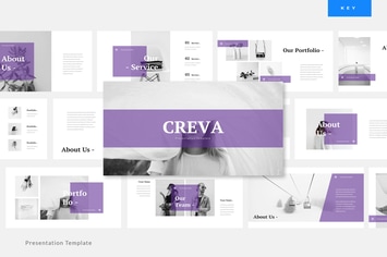 Creva - Creative Keynote Presentation Template