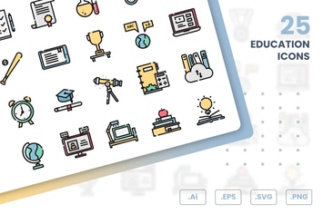 Education Icons Set