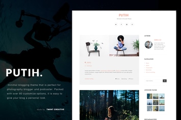 Putih Tumblr Theme