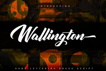 Wallington | Hand Lettering Brush Script