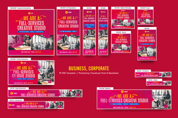 Business, Corporate Banners Ad