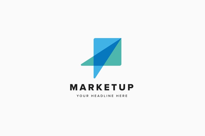 Market Up Logo Template