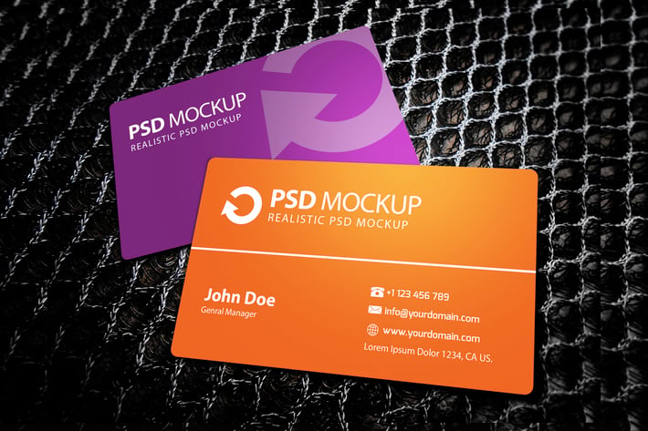 Fresh Business Card Mockup #2
