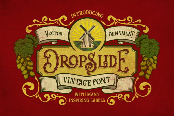 Dropslide Typeface